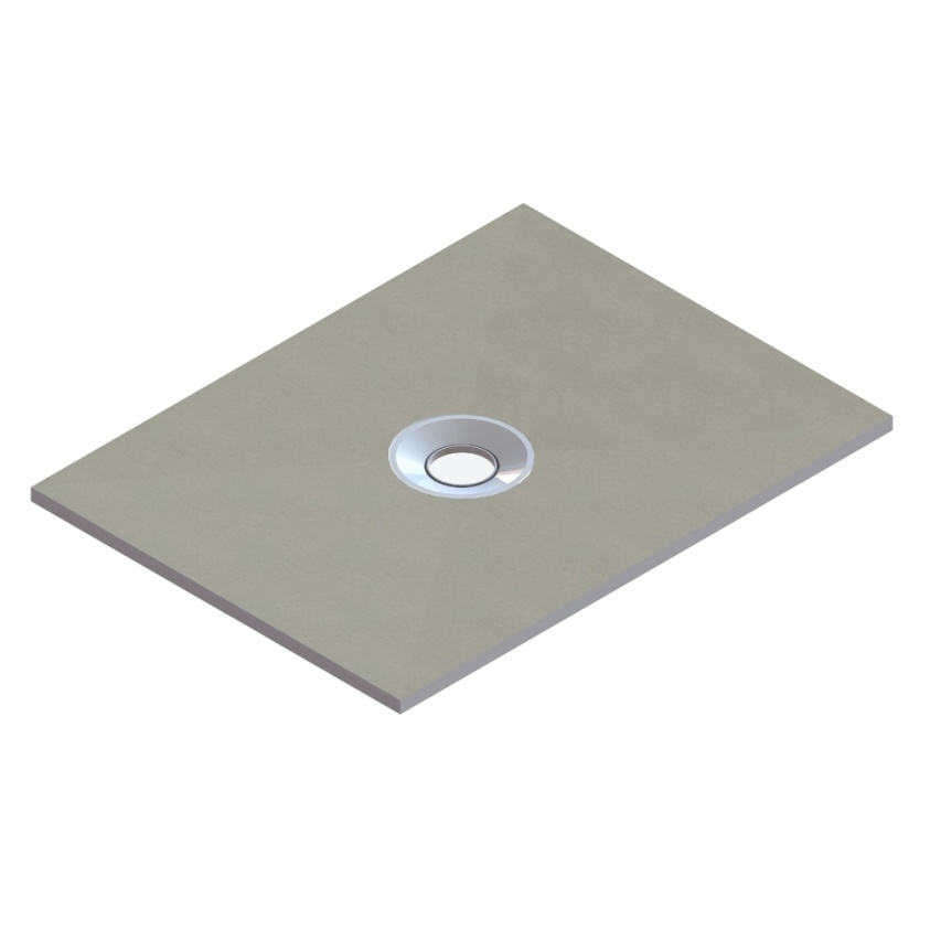 Apex 1800 x 900 Wet Room Shower Tray with Centre Waste